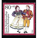 welfare: German national costumes  - Germany / Federal Republic of Germany 1993 - 80 Pfennig