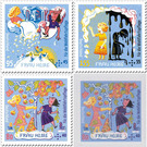 Welfare Stamps 2021: Frau Holle by Brothers Grimm - Germany 2021 Set