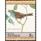 White-throated Sparrow (Zonotrichia albicollis) - Polynesia / Tuvalu, Niutao 1985