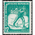 Winter sports championships of the GDR, Oberhof  - Germany / German Democratic Republic 1952 - 12 Pfennig