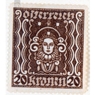 woman presentation  - Austria / I. Republic of Austria 1922 - 20 Krone