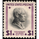 Woodrow Wilson (1856-1924), 28th President of the U.S.A. - United States of America 1938