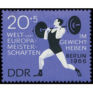 World and European Championships in weightlifting, Berlin  - Germany / German Democratic Republic 1966 - 20 Pfennig