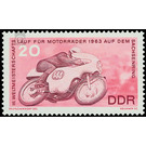 World Championship runs in motorcross, Apolda, motorcycle race, Sachsenring  - Germany / German Democratic Republic 1963 - 20 Pfennig