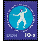 World Cup in modern pentathlon, Leipzig  - Germany / German Democratic Republic 1965 - 10 Pfennig