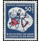 World Festival of Youth and Students, Berlin  - Germany / German Democratic Republic 1951 - 50 Pfennig