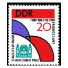 World Festival of Youth and Students, Helsinki  - Germany / German Democratic Republic 1962 - 20 Pfennig