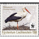 WWF Returnees - Stork  - Liechtenstein 2017 - 150 Rappen