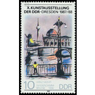 X. Art Exhibition of the GDR, Dresden  - Germany / German Democratic Republic 1987 - 10 Pfennig