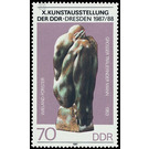 X. Art Exhibition of the GDR, Dresden  - Germany / German Democratic Republic 1987 - 70 Pfennig