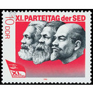 XI. Party Congress of the Socialist Unity Party of Germany SED  - Germany / German Democratic Republic 1986 - 10 Pfennig