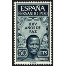 XXV years of Spanish peace - Central Africa / Equatorial Guinea  / Fernando Po 1965 - 50