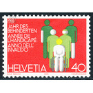 Year de disabled  - Switzerland 1981 - 40 Rappen