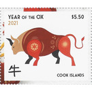 Year of the Ox 2021 - Polynesia / Cook Islands 2021 - 5.50