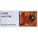 Year of the Pig (Post & Go Stamp) - Gibraltar 2019