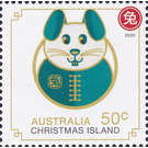 Year of the Rat 2020 - Zodiac Sheet - Rabbit - Christmas Island 2020 - 50