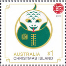 Year of the Rat 2020 - Zodiac Sheet - Snake - Christmas Island 2020 - 1