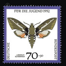 youth: endangered moths  - Germany / Federal Republic of Germany 1992 - 70 Pfennig