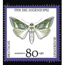 youth: endangered moths  - Germany / Federal Republic of Germany 1992 - 80 Pfennig