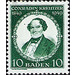 100th anniversary of death of Conradin Kreutzer  - Germany / Western occupation zones / Baden 1949 - 10 Pfennig