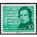 100th anniversary of Robert Schumann&#039;s death  - Germany / German Democratic Republic 1956 - 10 Pfennig