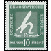 100th birthday of Max Planck  - Germany / German Democratic Republic 1958 - 10 Pfennig