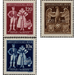 5th anniversary of the establishment of the protectorate - Germany / Old German States / Bohemia and Moravia 1944 Set