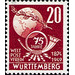75 years  - Germany / Western occupation zones / Württemberg-Hohenzollern 1949 - 20 Pfennig
