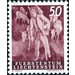 Agriculture work  - Liechtenstein 1951 - 50 Rappen