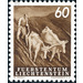 Agriculture work  - Liechtenstein 1951 - 60 Rappen