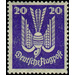 Airmail stamp series  - Germany / Deutsches Reich 1924 - 20 Rentenpfennig