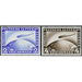Airmail stamp series  - Germany / Deutsches Reich 1928 Set