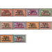 Airmail stamps from France - Germany / Old German States / Memel Territory 1922 Set