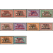 Airmail stamps from France - Germany / Old German States / Memel Territory 1922 Set