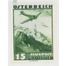 Airplane over landscape  - Austria / I. Republic of Austria 1935 - 15 Groschen