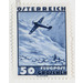 Airplane over landscape  - Austria / I. Republic of Austria 1935 - 50 Groschen