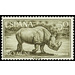 Black Rhinoceros (Diceros bicornis) - Central Africa / Equatorial Guinea  / Rio Muni 1964 - 50