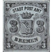 Bremen coat of arms - Germany / Old German States / Bremen 1855 - 3