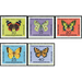 butterflies  - Germany / German Democratic Republic 1964 Set