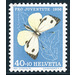 butterfly  - Switzerland 1956 - 40 Rappen