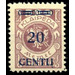 &quot;Centu&quot; on Memeledition - Germany / Old German States / Memel Territory 1923 - 20