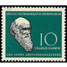 Charles Robert Darwin and Carl Linnaeus  - Germany / German Democratic Republic 1958 - 10 Pfennig