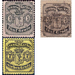 Coat of arms, Franco Marke - Germany / Old German States / Bremen 1867 Set