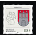 Coat of arms of the Land of the Federal Republic of Germany (1)  - Germany / Federal Republic of Germany 1992 - 100 Pfennig