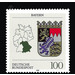 Coat of arms of the Land of the Federal Republic of Germany (1)  - Germany / Federal Republic of Germany 1992 - 100 Pfennig