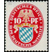 Commemorative stamp series  - Germany / Deutsches Reich 1925 - 10 Rentenpfennig