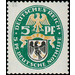 Commemorative stamp series  - Germany / Deutsches Reich 1925 - 5 Rentenpfennig