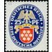 Commemorative stamp series  - Germany / Deutsches Reich 1926 - 25 Rentenpfennig