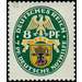 Commemorative stamp series  - Germany / Deutsches Reich 1928 - 8 Reichspfennig