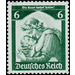 Commemorative stamp series  - Germany / Deutsches Reich 1935 - 6 Reichspfennig